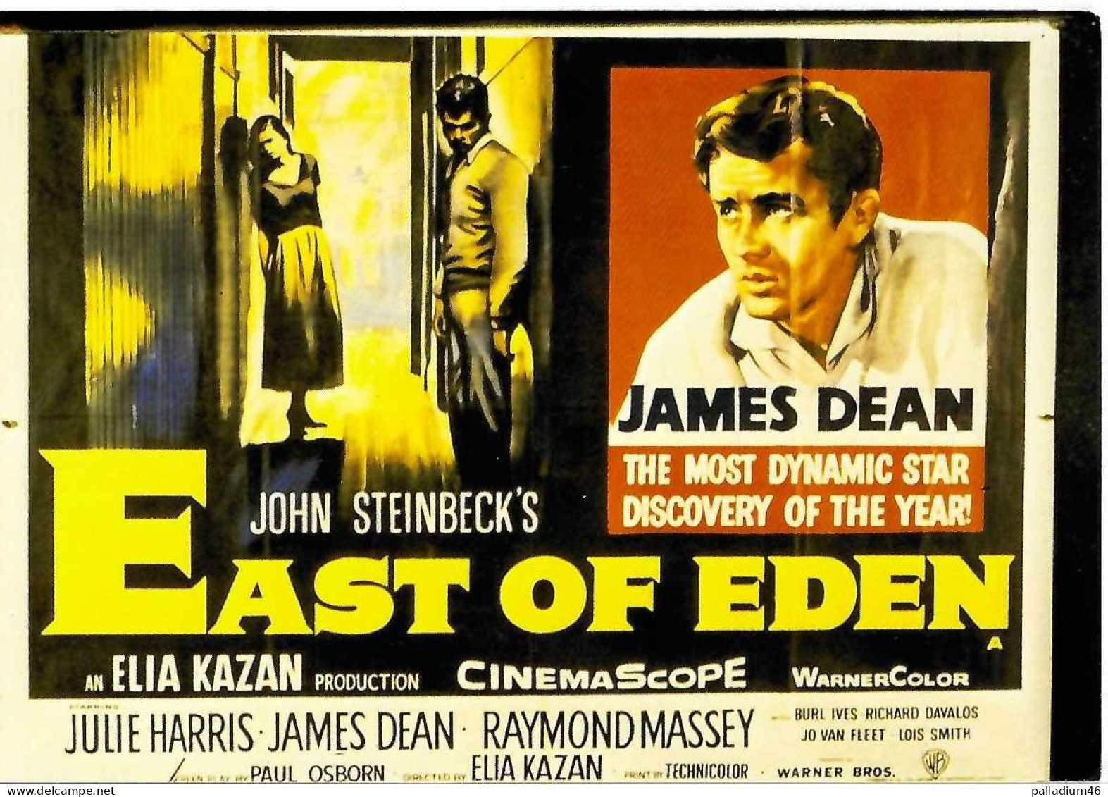 CINEMA -JAMES DEAN -EAST OF EDEN - Pas Circulé - Posters On Cards