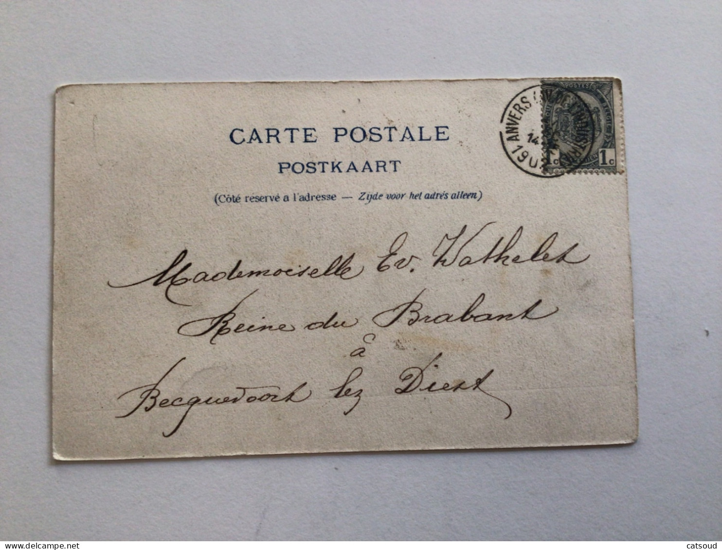 Carte Postale Ancienne (1902) Liège Boulevard Piercot - Luik