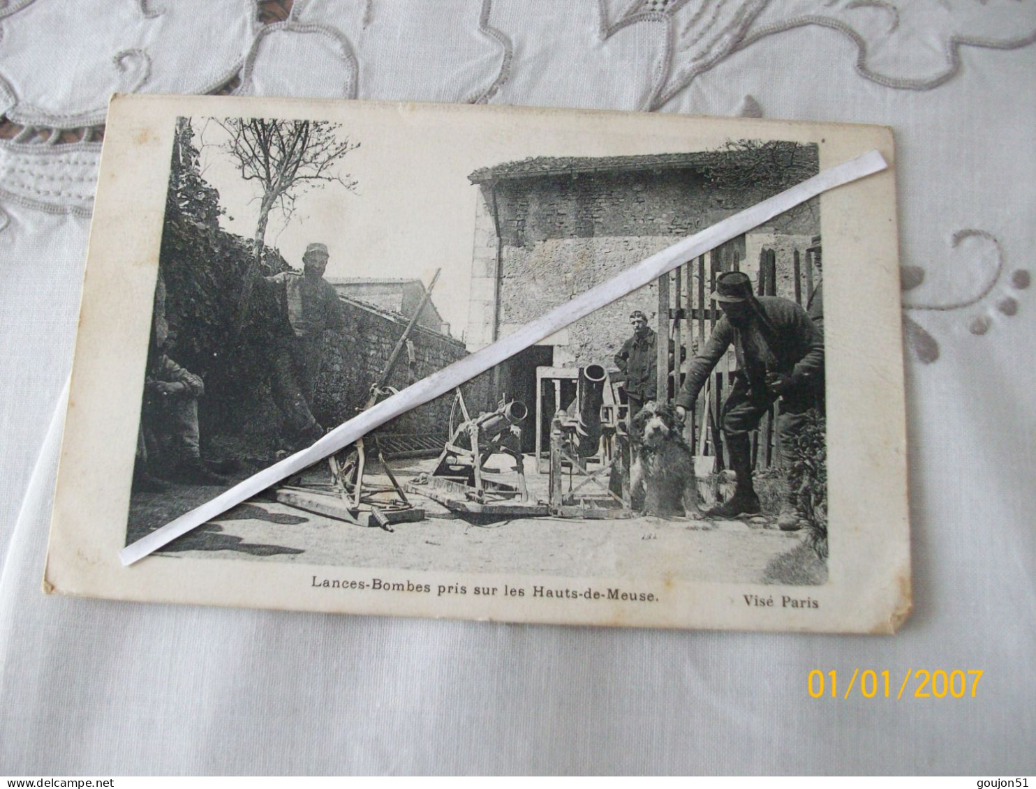 LES HAUTE MEUSE (55) Lances Bombes Pris Sur Les Haute - De- Meuse (taches Devant Coin Cassé En Bas à Droite Voir Scan) - Saint Mihiel
