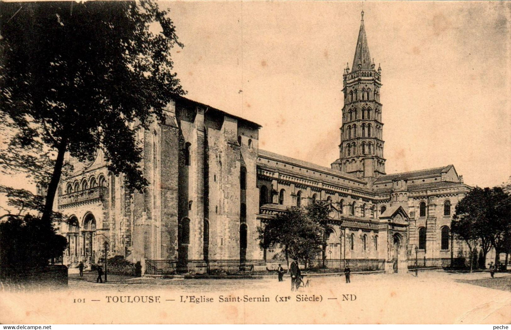 N°3159 W -cpa Toulouse -l'église Saint Sernin- - Toulouse