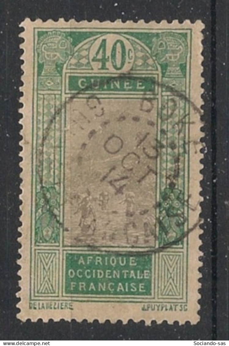 GUINEE - 1913 - N°YT. 73 - Gué à Kitim 40c Vert - Oblitéré / Used - Gebraucht