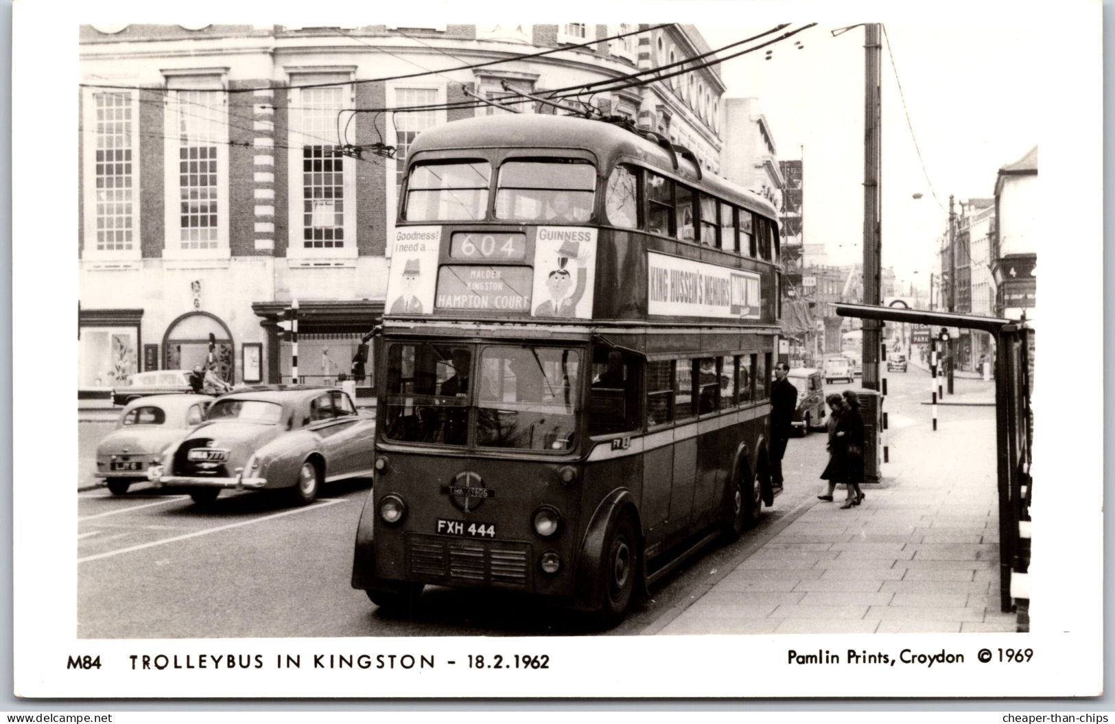 TROLLEYBUS In Kingston - 18.2.1962 - Pamlin M 84 - Autobús & Autocar