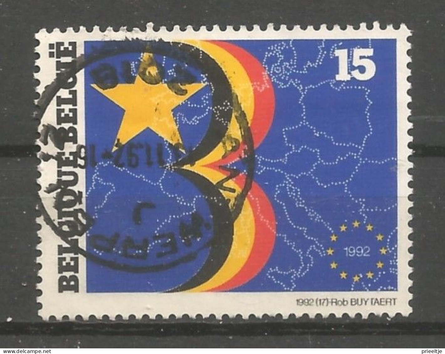 Belgie 1992 Openstelling Euro. Markt OCB 2485  (0) - Used Stamps