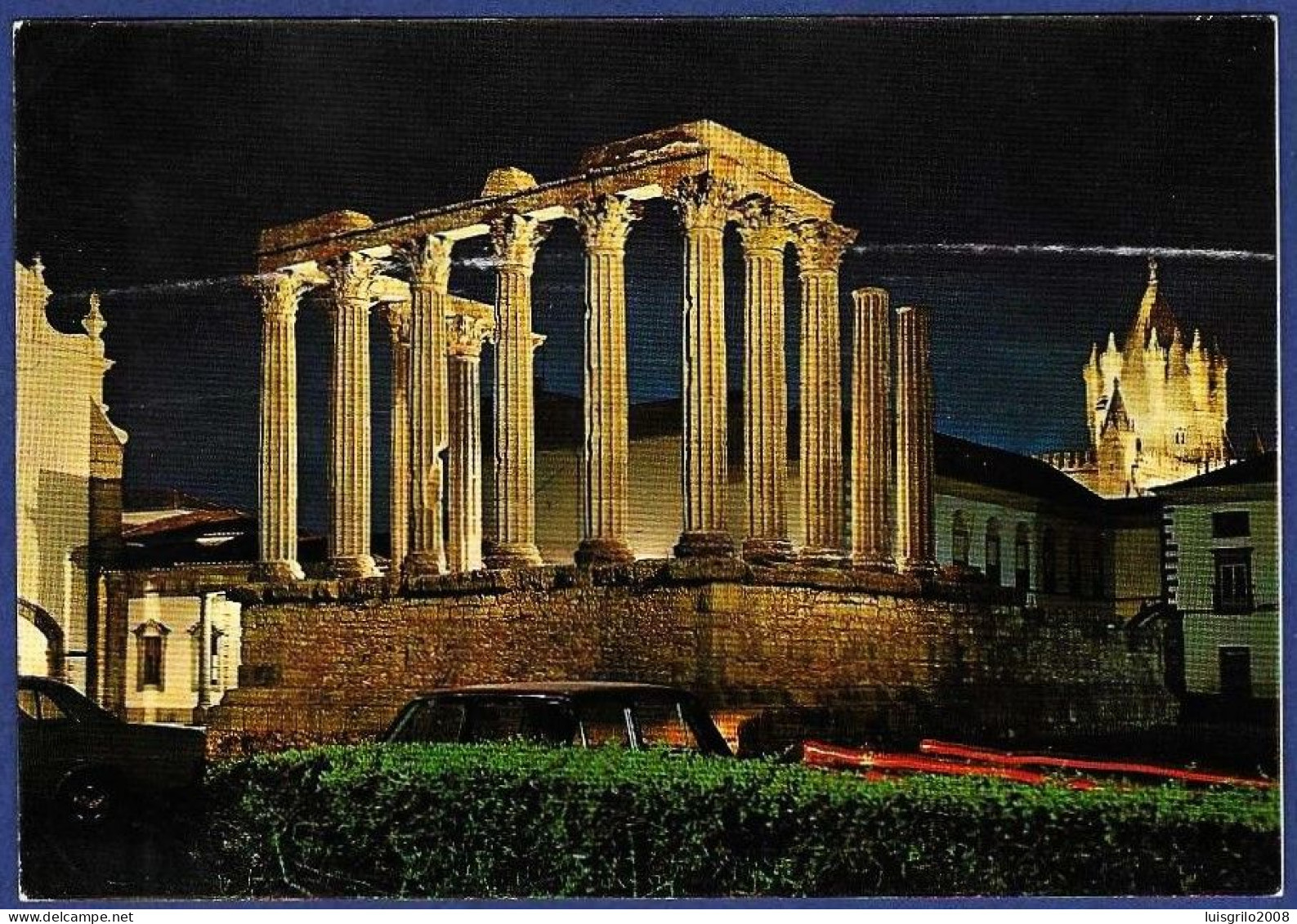 Évora - Vista Nocturna Do Templo De Diana - Evora