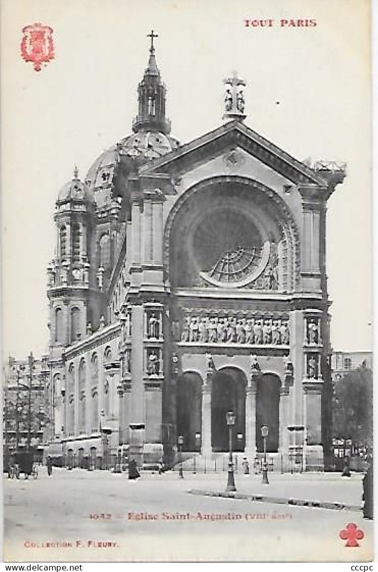CPA Paris Eglise Saint-Augustin - District 08