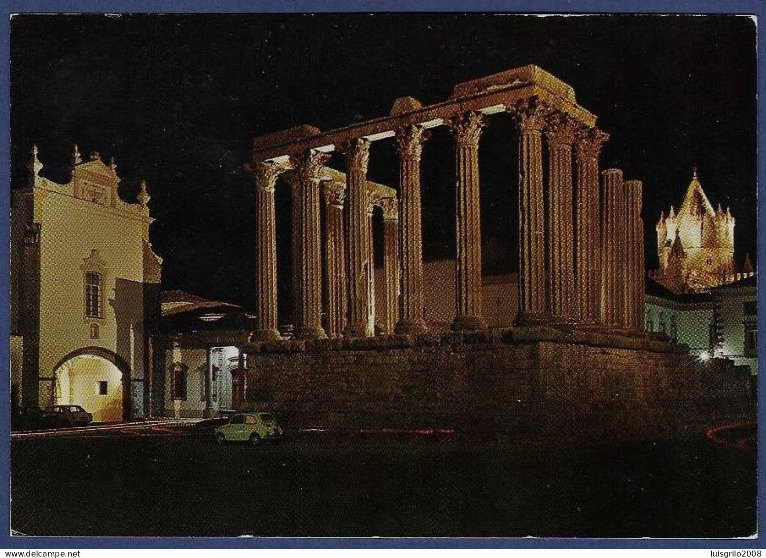 Évora - Ruína Do Templo Romano De Diana (Nocturno) - Evora