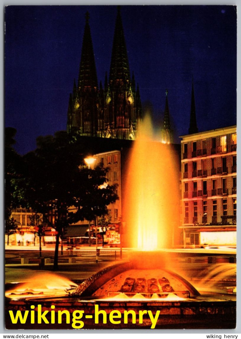 Köln - Blick Vom Opernhaus Nord Süd Fahrt Und Dom - Am Abend - Koeln