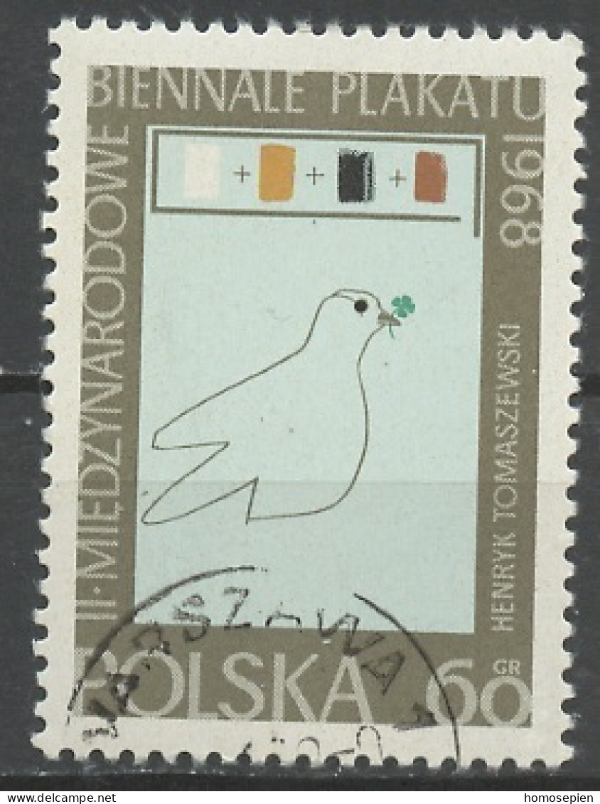 Pologne - Poland - Polen 1968 Y&T N°1694 - Michel N°1844 (o) - 60g Colombe - Oblitérés