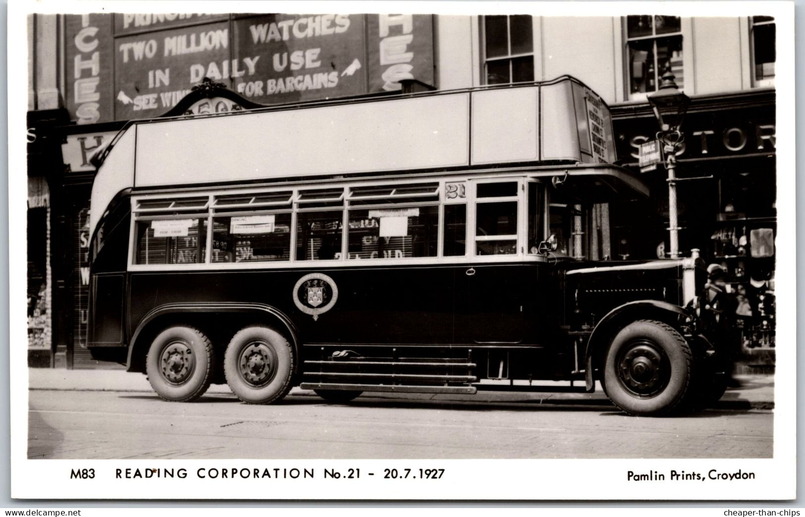 READING Corporation No. 21 - 20.7.1927 - Pamlin M 83 - Bus & Autocars