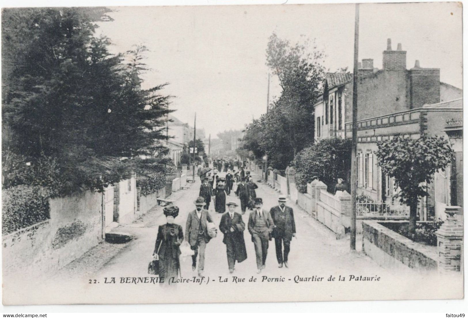 44 -  LA BERNERIE -  La Rue De Pornic, Quartier De La Pataurie   53 - La Bernerie-en-Retz