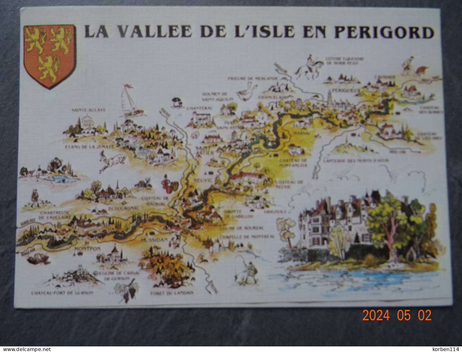 LA VALLEE DE L'ISLE  EN PERIGORD - Sarlat La Caneda