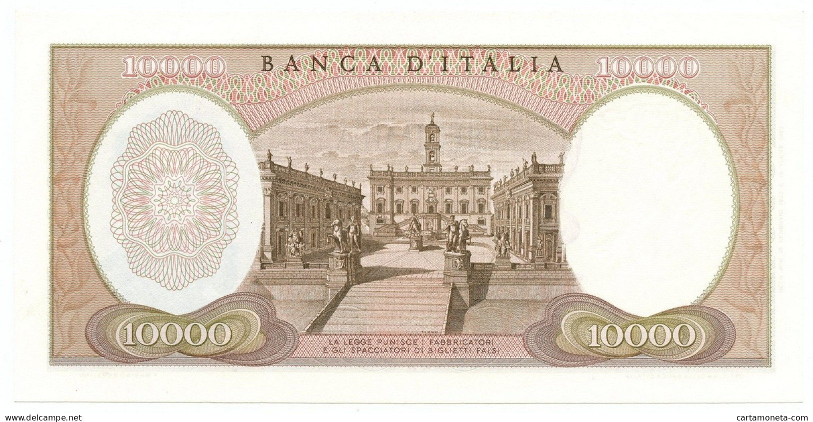10000 LIRE BANCA D'ITALIA MICHELANGELO MEDUSA 15/02/1973 FDS-/FDS - Other & Unclassified