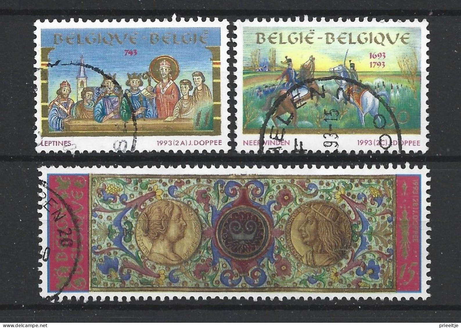 Belgie 1993 Geschiedenis OCB 2491/2493  (0) - Used Stamps