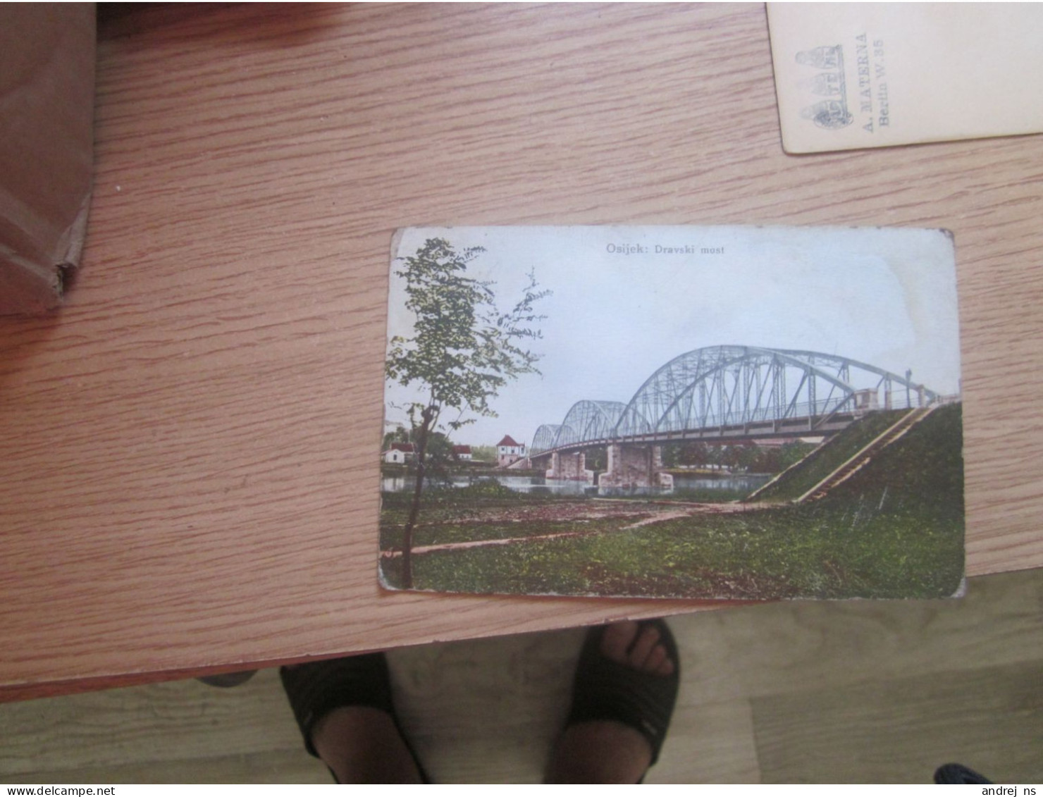 Osijek Dravski Most Bridge Old Postcards - Croatie