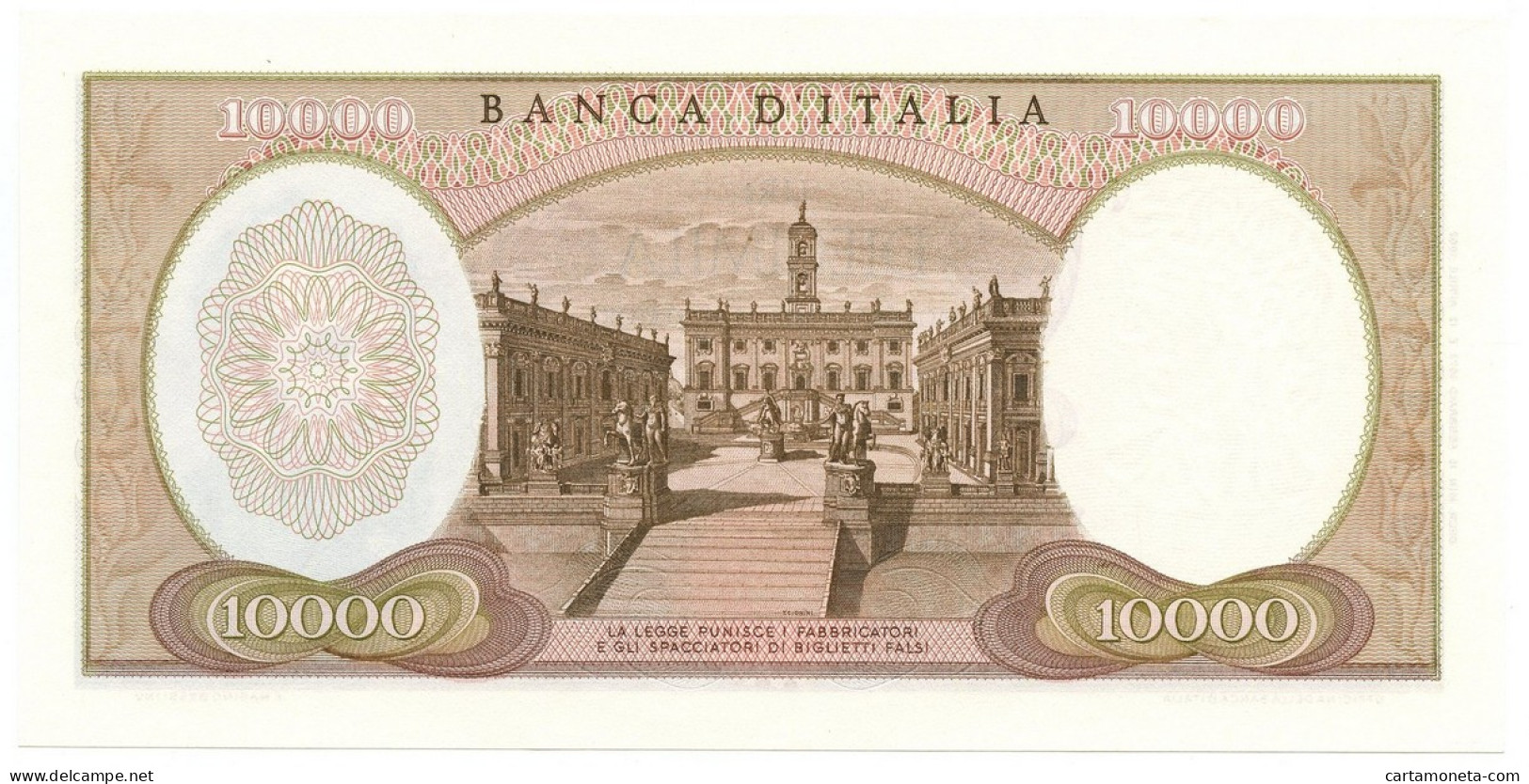 10000 LIRE BANCA D'ITALIA MICHELANGELO MEDUSA 15/02/1973 FDS-/FDS - Autres & Non Classés