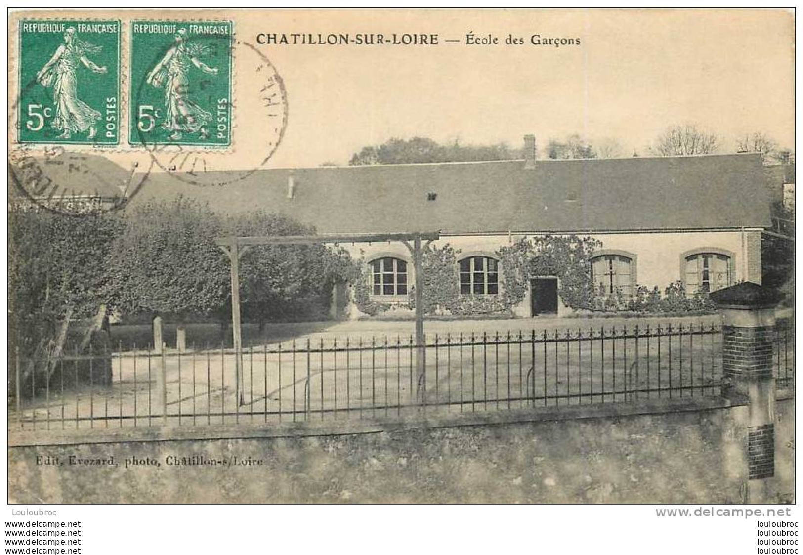 45 CHATILLON SUR LOIRE ECOLE DES GARCONS - Chatillon Sur Loire