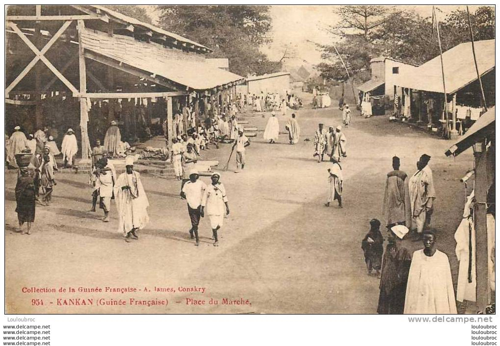 KANKAN PLACE DU MARCHE - Guinée Française