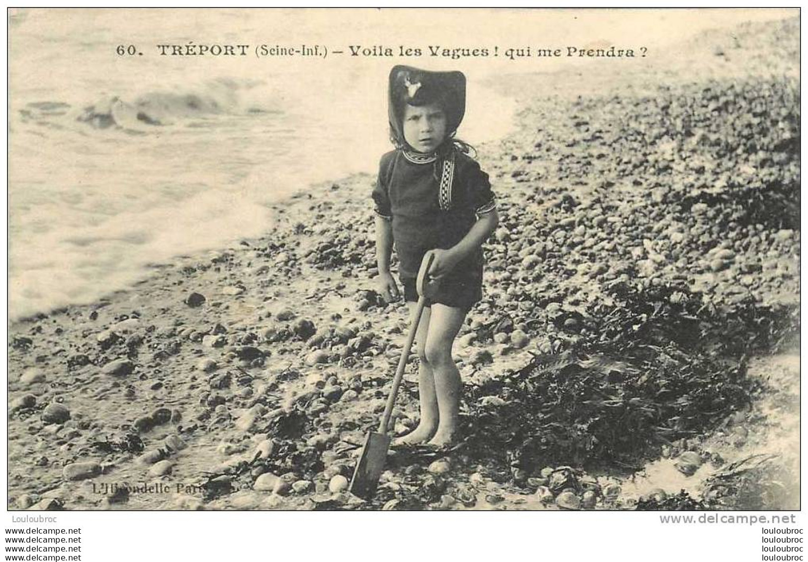 76 LE TREPORT VOILA LES VAGUES QUI ME PRENDRA ? - Le Treport