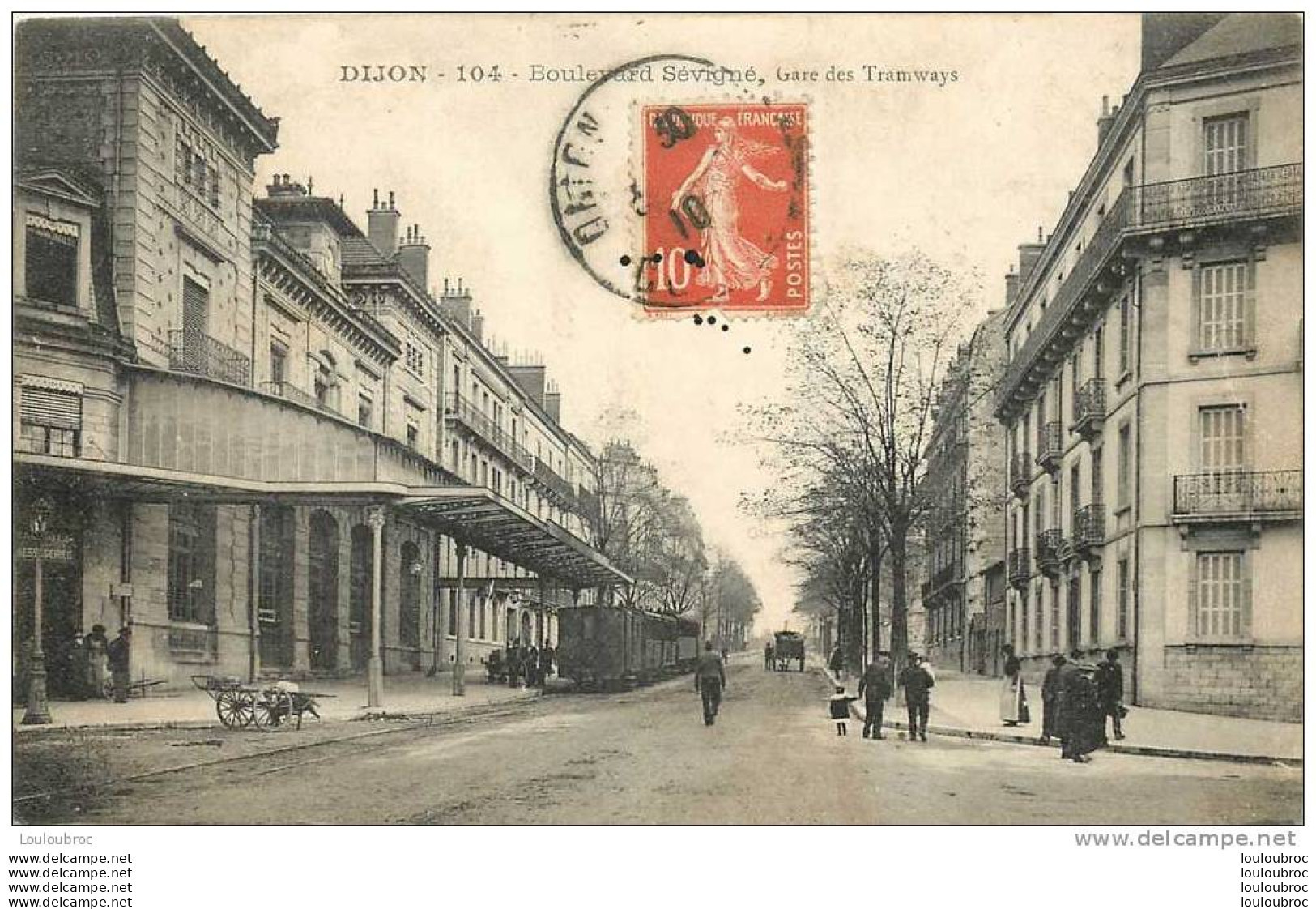 21 DIJON BOULEVARD SEVIGNE GARE DES TRAMWAYS - Dijon