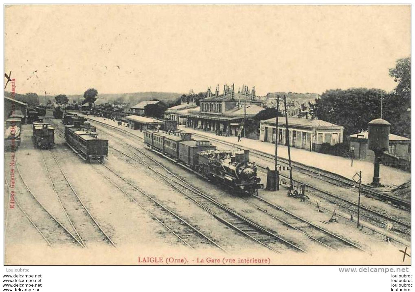 61 LAIGLE LA GARE VUE INTERIEURE - L'Aigle