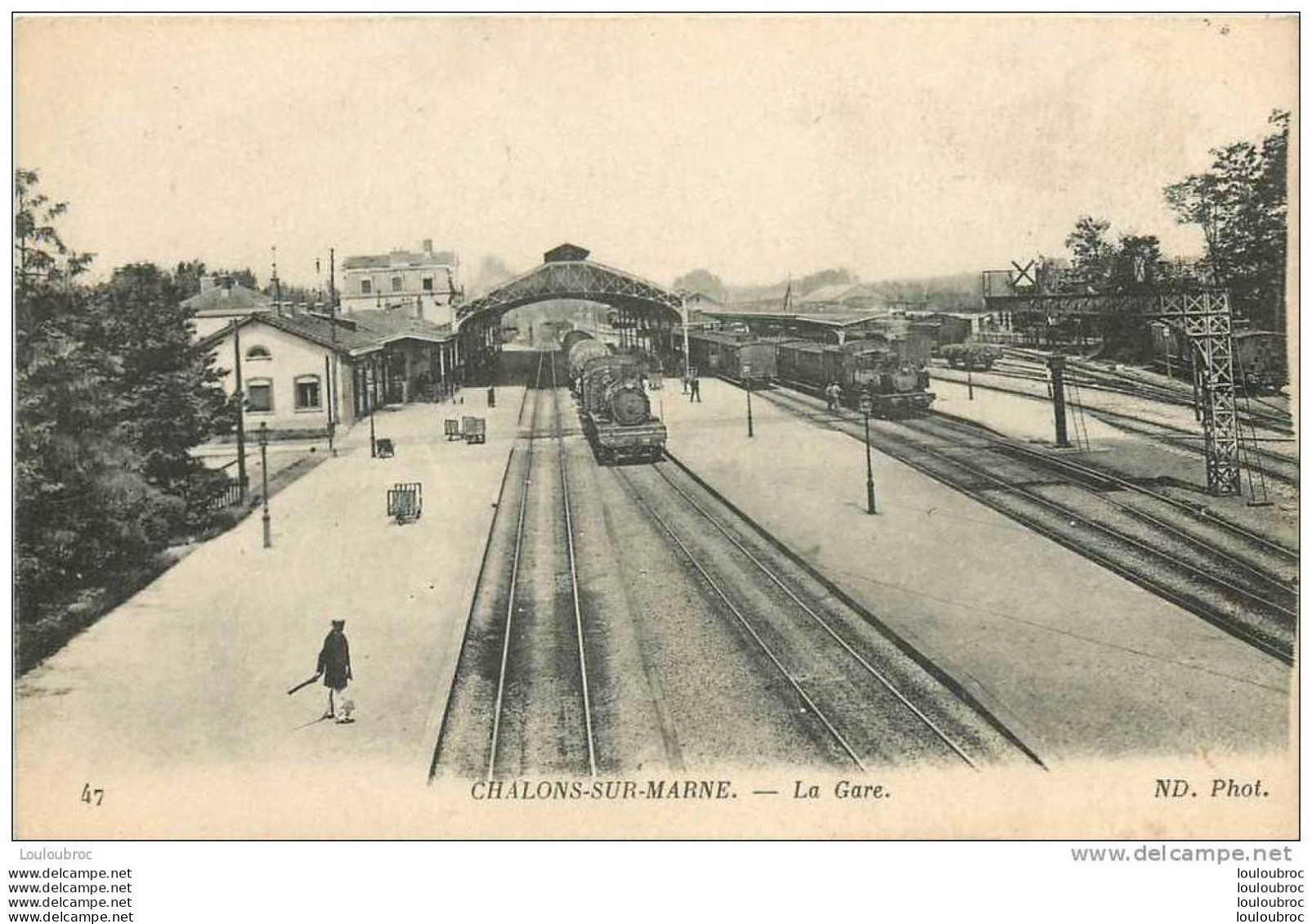 51 CHALONS SUR MARNE LA GARE EDIT ND - Châlons-sur-Marne