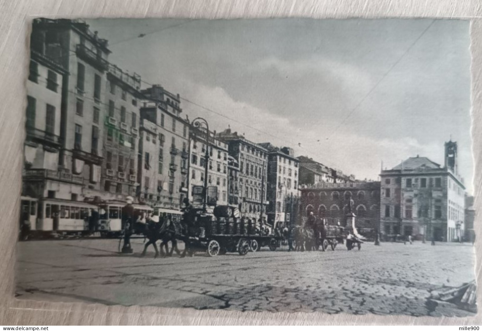 GENOVA - Piazza Caricamento - Tram - Carrozze - Genova (Genoa)