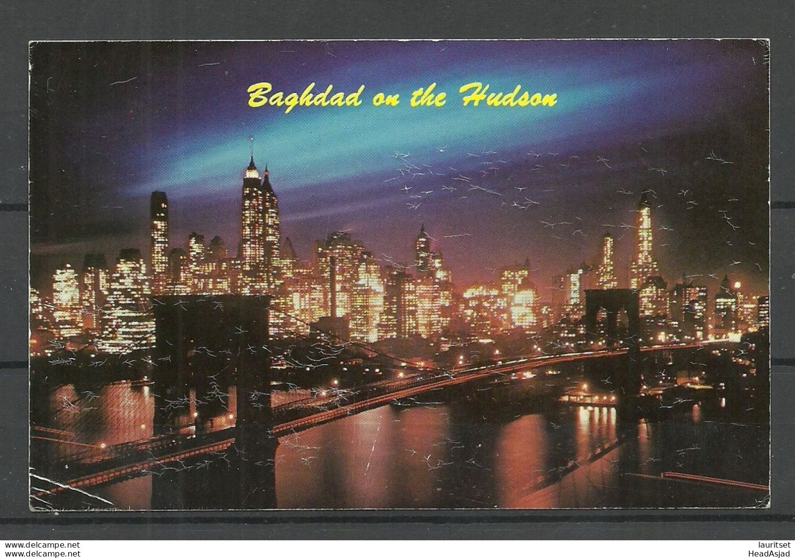 USA New York City Baghdad On The Hudson Brooklyn Bridge, O 1979, Sent To Finland, Fight Against Tuberculosis Cachet - Brooklyn