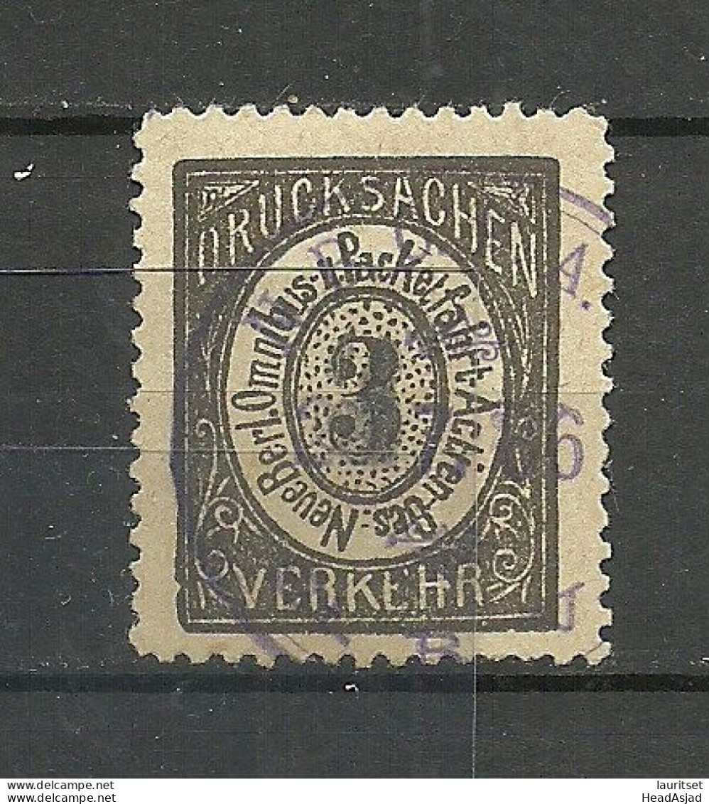 Deutschland Germany Ca. 1885 Berlin Local City Post Stadtpost Neue Berliner Omnibus U.Packetfahrt-Acktien-Gesellschaft - Private & Local Mails