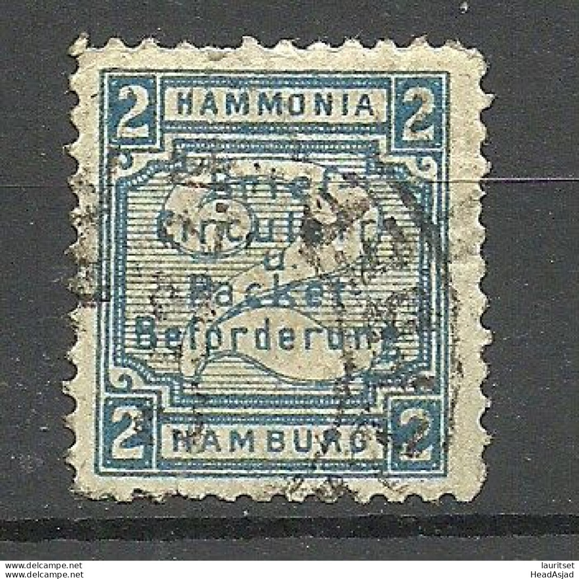 GERMANY Ca 1885/1895 Local City Post Stadtpost HAMBURG 2 Pf. O - Correos Privados & Locales