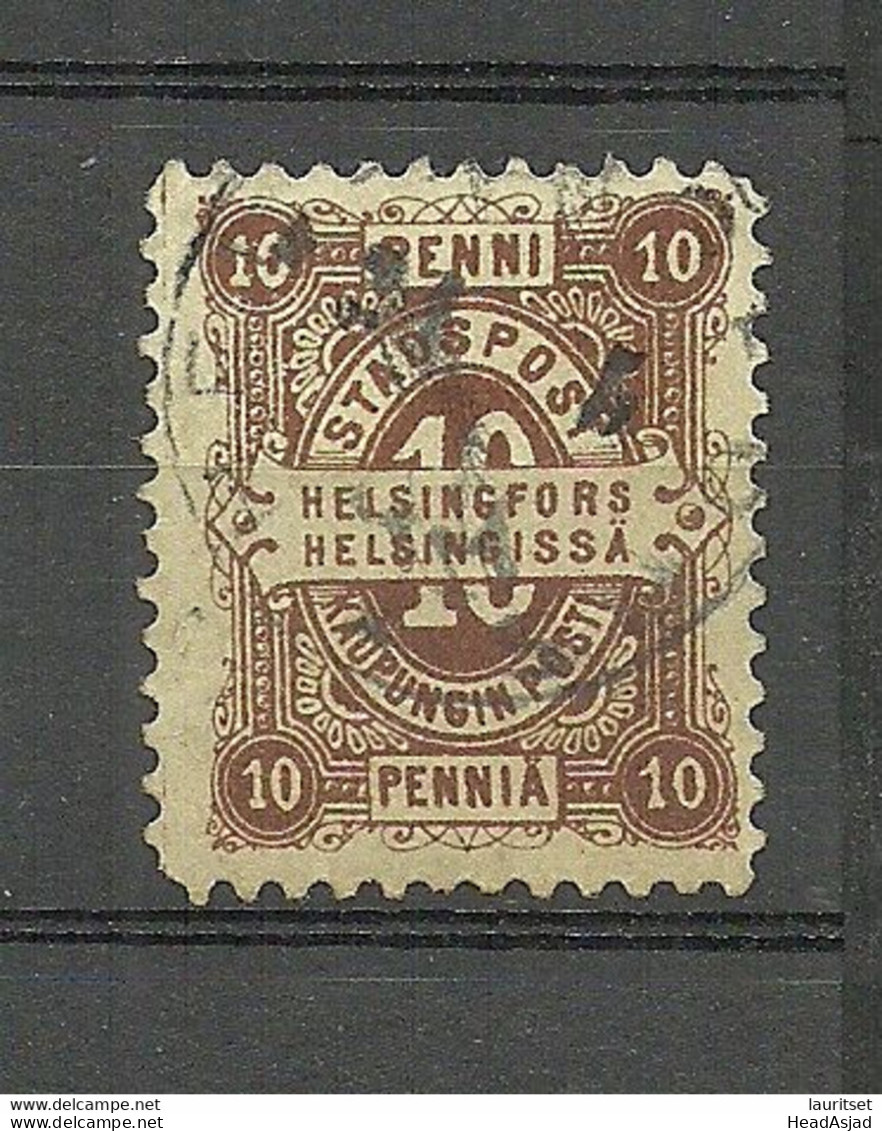 FINLAND HELSINKI 1884 Local City Post Stadtpost Helsinki O - Lokale Uitgaven
