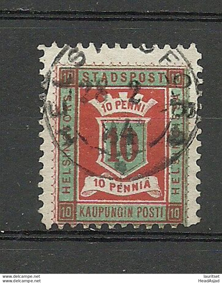 FINLAND HELSINKI 1883 Local City Post Stadtpost Helsinki O - Emissions Locales