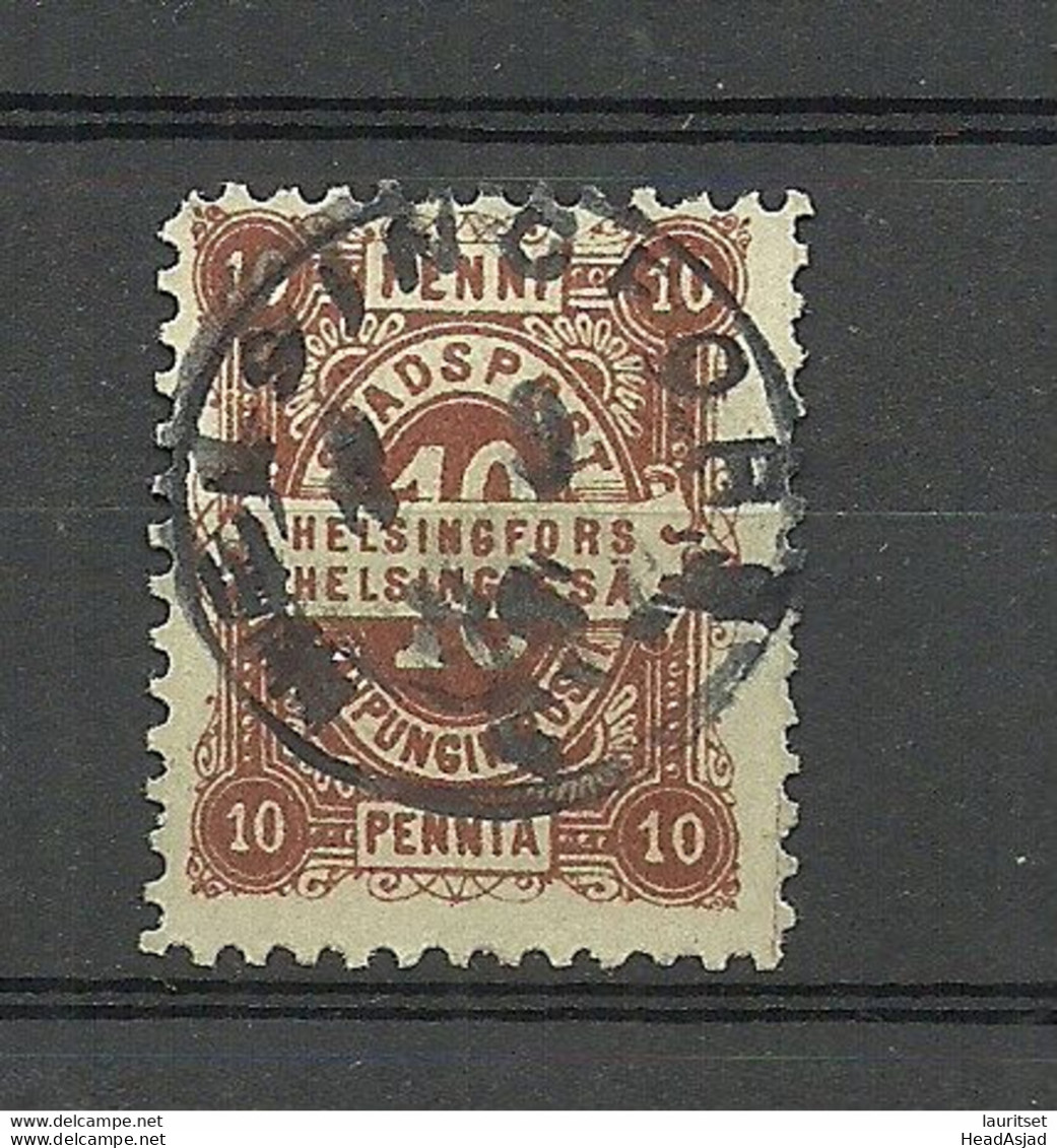 FINLAND HELSINKI 1884 Local City Post Stadtpost Helsinki O - Emissions Locales