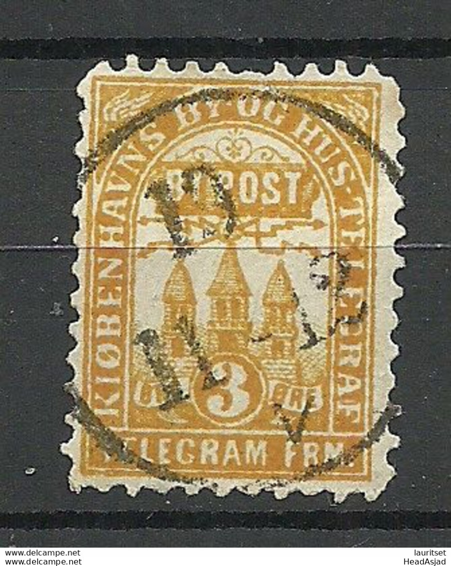 DENMARK D√§nemark Ca 1880 KIOBENHAVN Lokalpost Local City Post Stadtpost O - Local Post Stamps