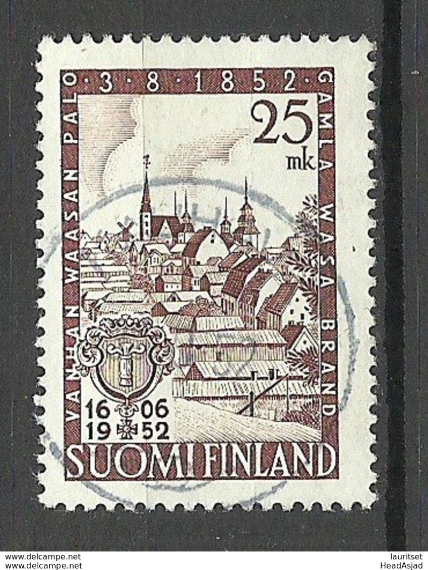 FINNLAND FINLAND 1952 Michel 411 Vaasa Stadt City O - Oblitérés