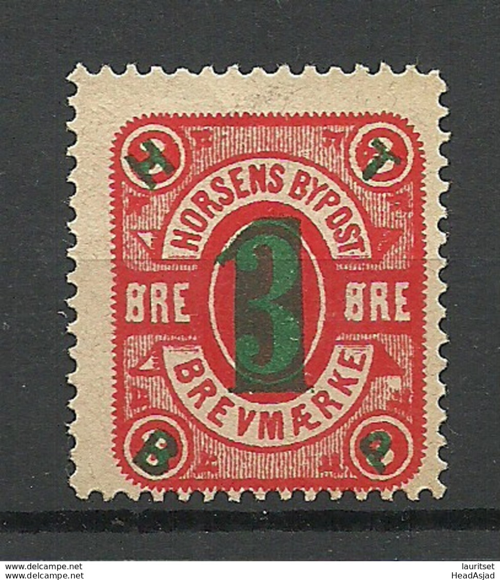 DENMARK D√§nemark Danmark Horstens Bypost Lokalpost Local City Post Überdruck (*) - Local Post Stamps