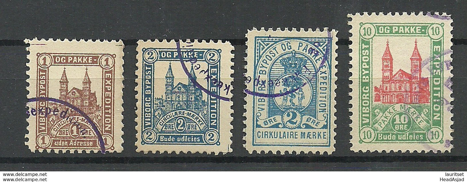 DENMARK D√§nemark Danmark VIBORG Lokalpost Local City Post O - Local Post Stamps