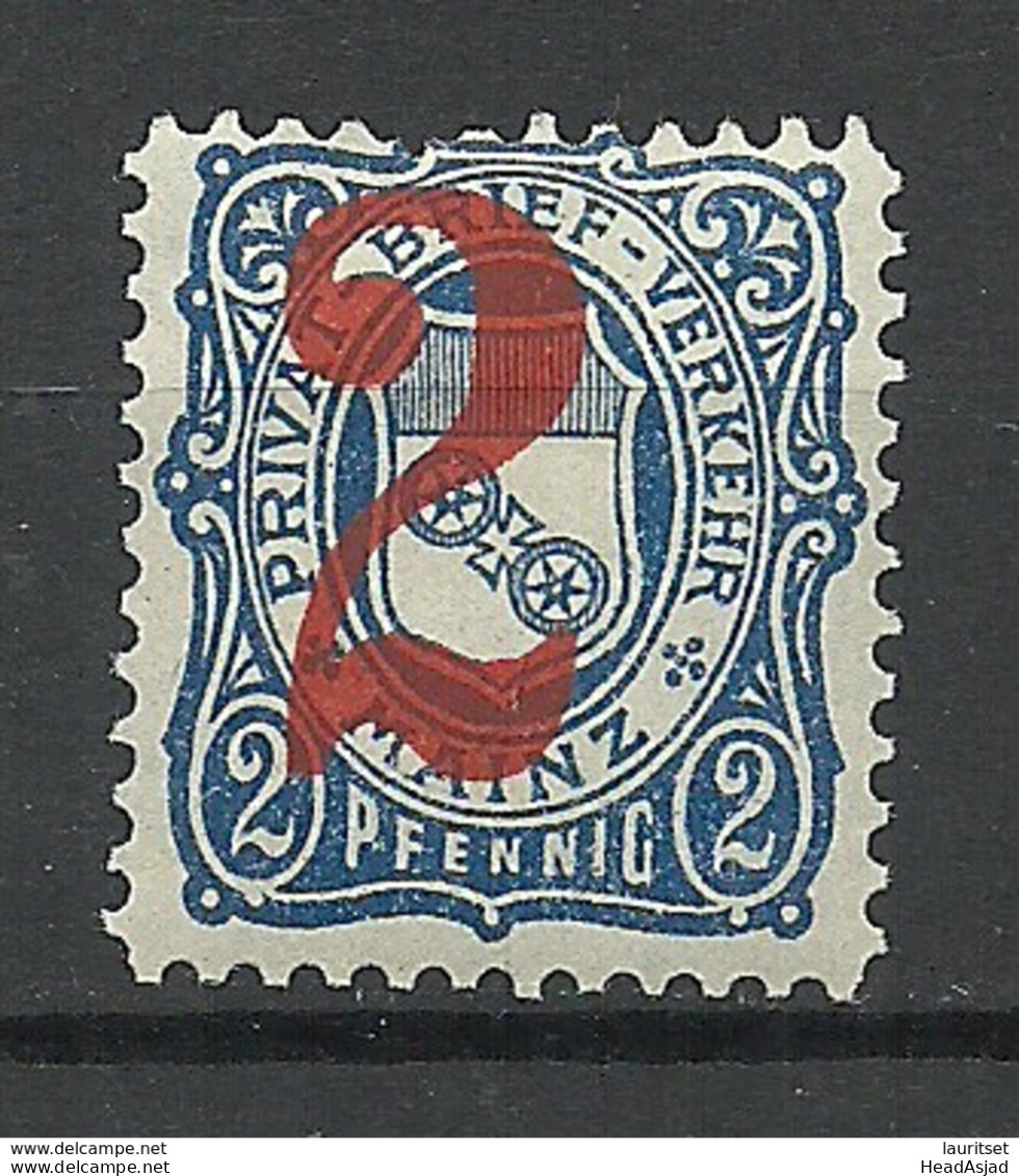 Deutschland Ca 1885 Lokaler Stadtpost MAINZ Local City Post * - Private & Local Mails