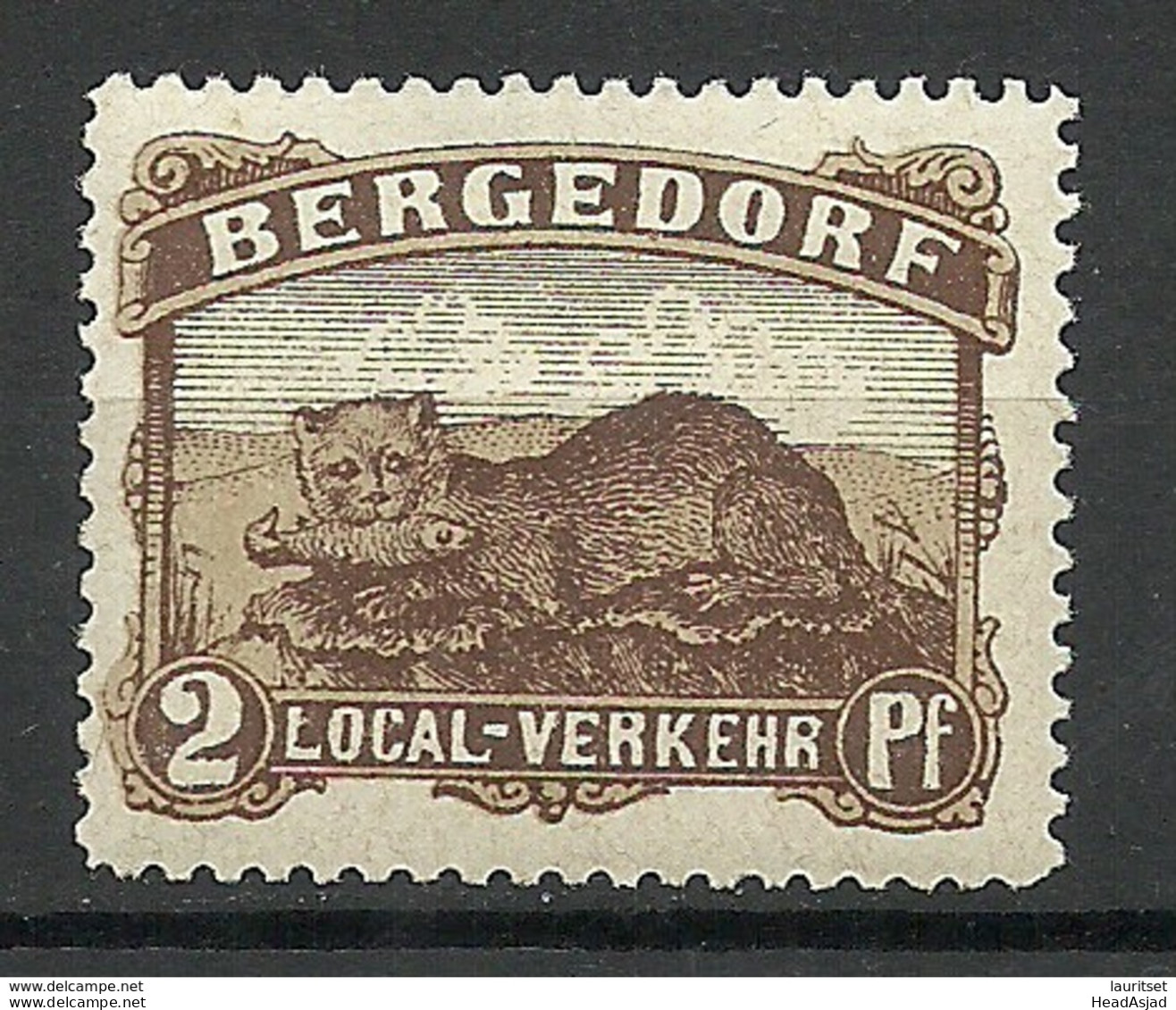 Deutschland Ca 1885 BERGEDORF Lokaler Stadtpost Local City Post * - Private & Local Mails