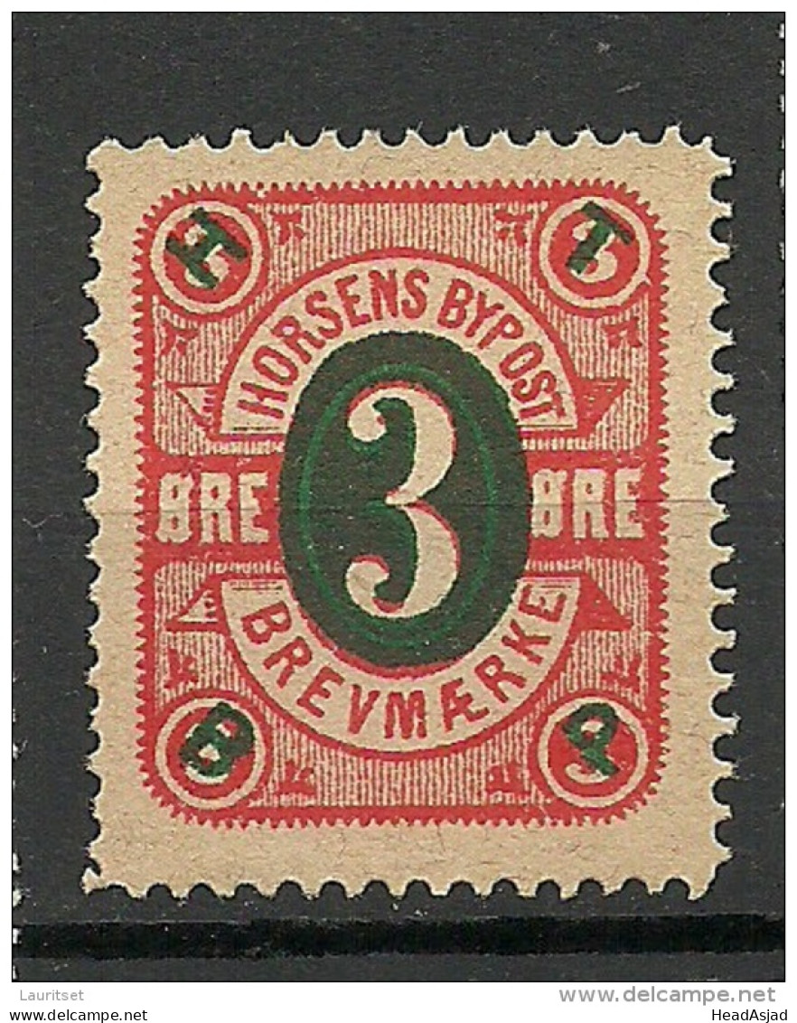 DENMARK D√§nemark Danmark Horstens Bypost Lokalpost Local City Post Überdruck - Local Post Stamps