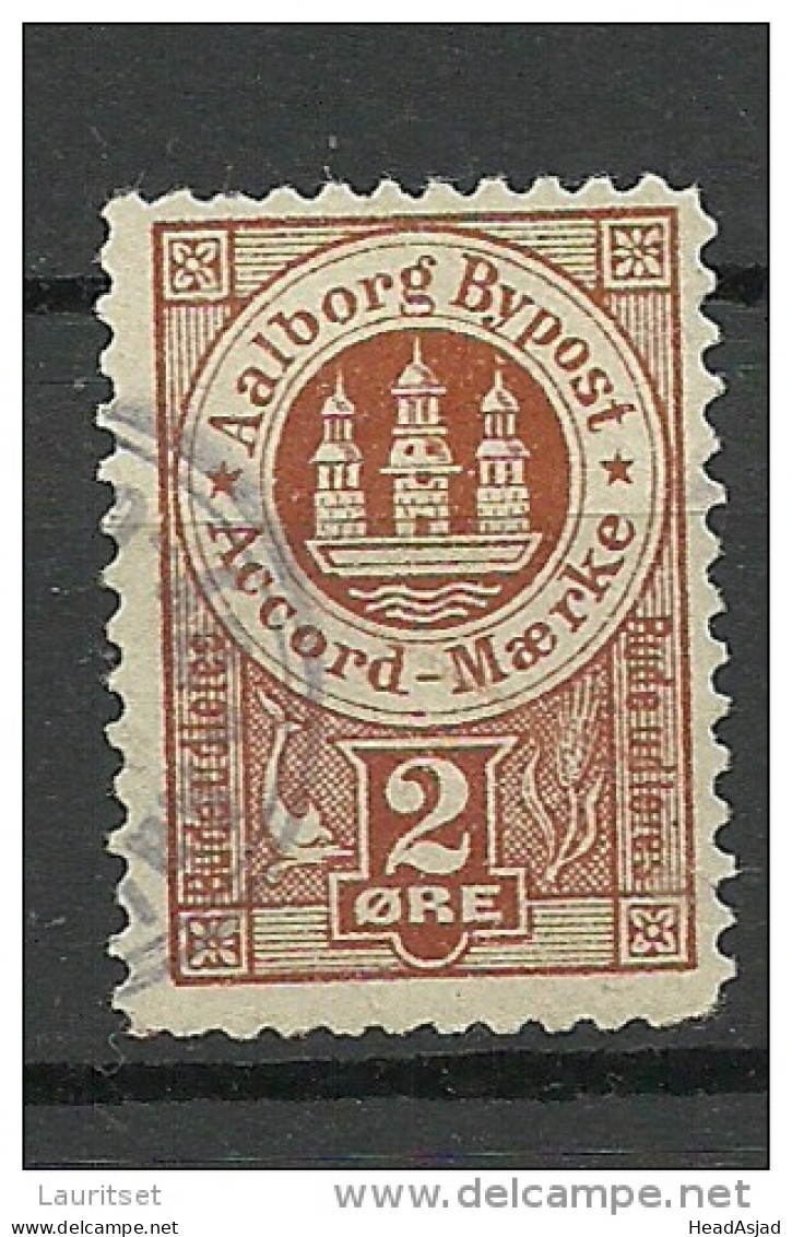 DENMARK D√§nemark Danmark AALBORG Lokalpost Local City Post O - Local Post Stamps