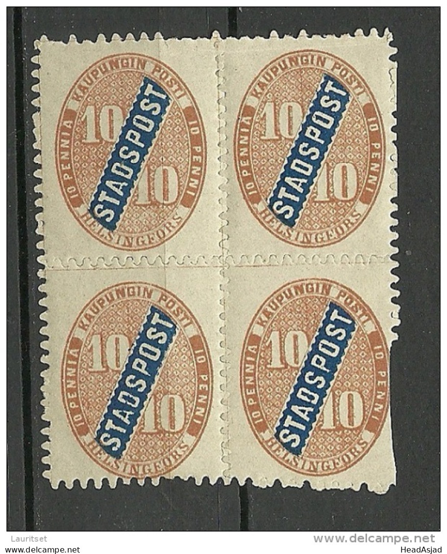 FINLAND 1868 HELSINKI Local City Post Stadtpost MNH/MH - Emissions Locales