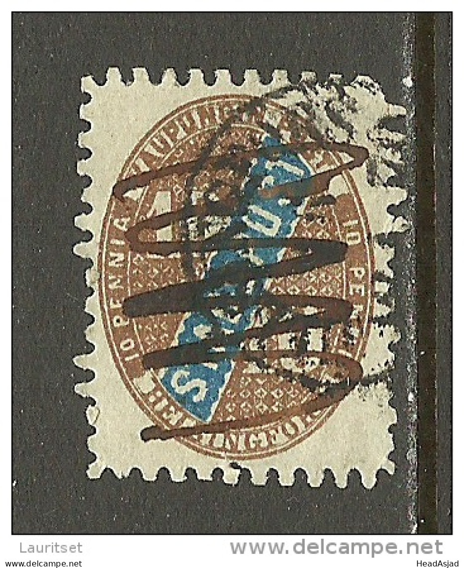 FINLAND HELSINKI 1868 Local City Post Stadtpost O Perf 11 - Emissions Locales
