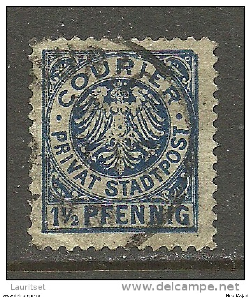 Deutsches Reich Ca 1890ies Lokaler Stadtpost Local City Post O - Postes Privées & Locales