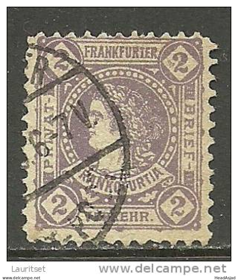 Germany Deutsches Reich Ca 1880 Local City Post Frankfurt Frankfurtia Stadtpost O - Private & Local Mails