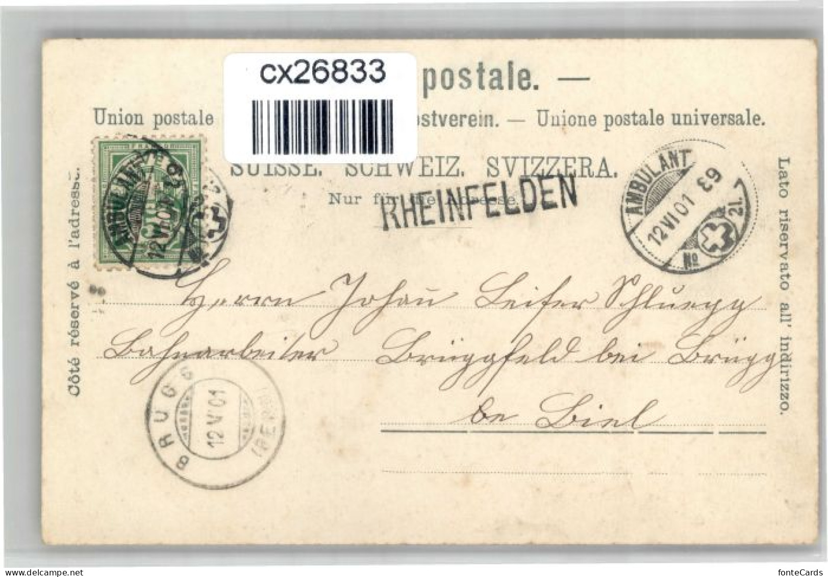 10850093 Rheinfelden AG Rheinfelden Sanatorium X Rheinfelden - Other & Unclassified