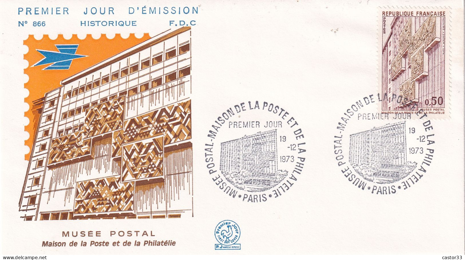 1er Jour, Maison De La Poste Et De La Philatélie - 1970-1979