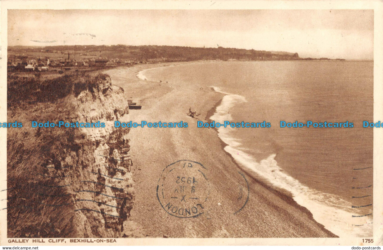 R097606 Galley Hill Cliff. Bexhill On Sea. Norman. 1952 - World