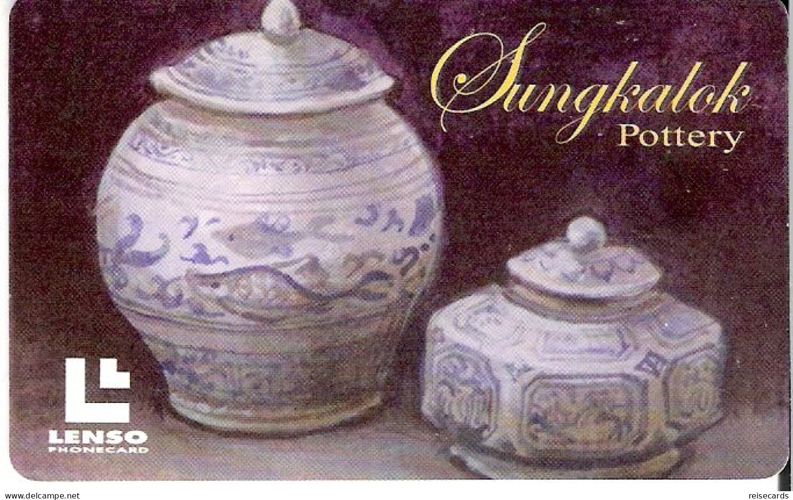 Thailand: Lenso - Sungkalok Pottery - Tailandia