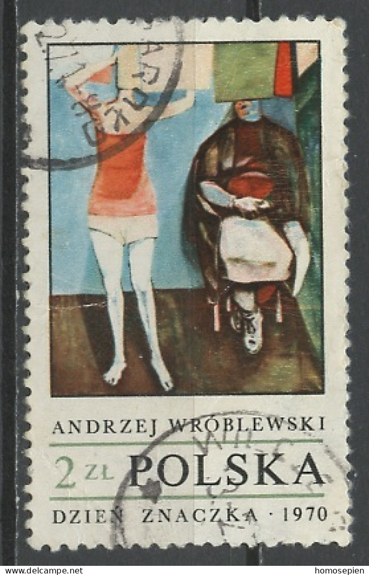Pologne - Poland - Polen 1970 Y&T N°1885 - Michel N°2036 (o) - 2z Oeuvre De A Wroblewski - Gebruikt