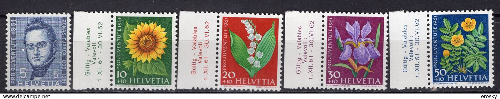 T3732 - SUISSE SWITZERLAND Yv N°684/88 ** Pro Juventute - Neufs